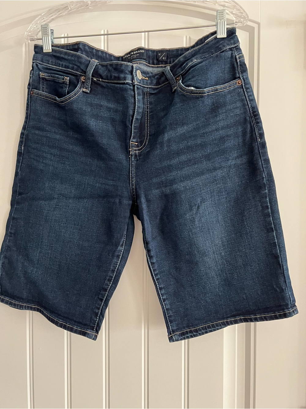 Lucky Brand Dark Blue Denim Bermuda Shorts